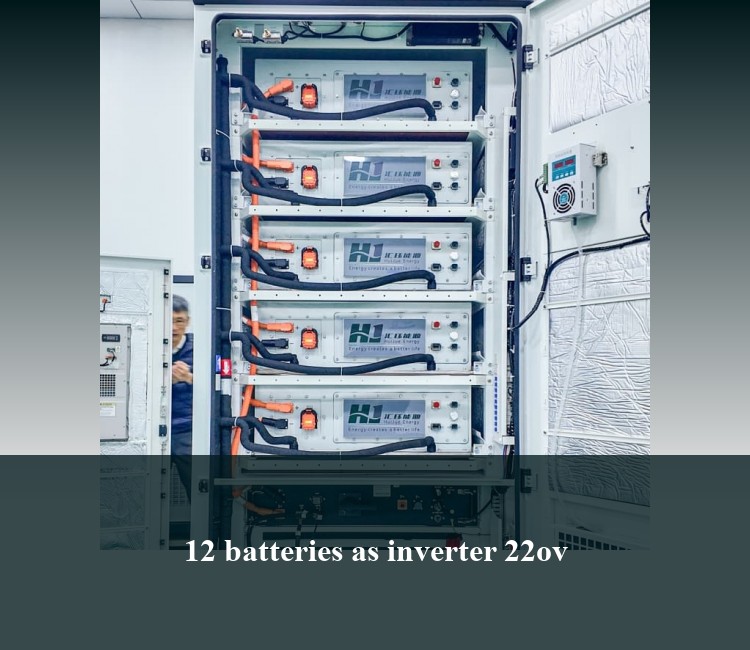 12 batteries as inverter 22ov