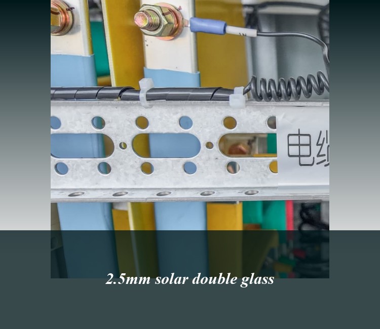 2.5mm solar double glass