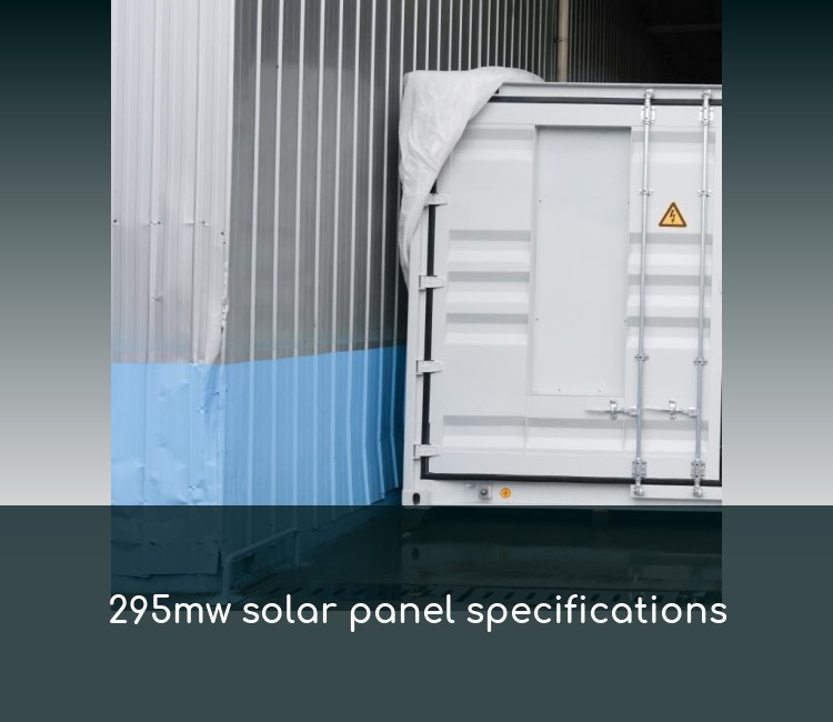 295mw solar panel specifications