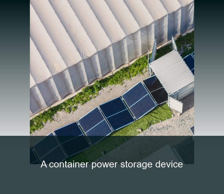 A container power storage device