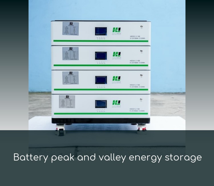 Battery peak and valley energy storage