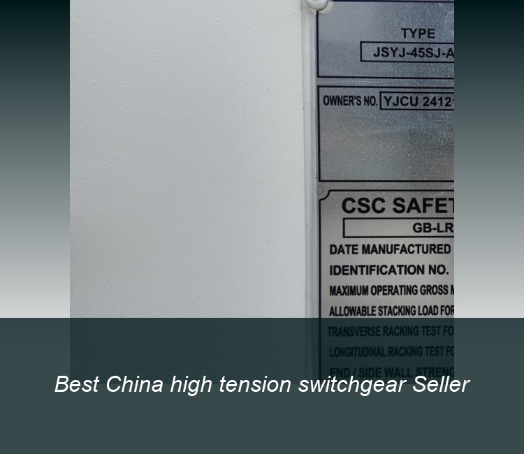 Best China high tension switchgear Seller