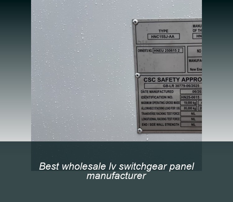 Best wholesale lv switchgear panel manufacturer