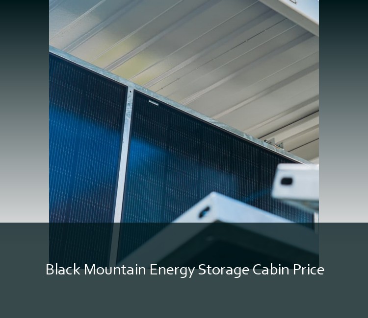 Black Mountain Energy Storage Cabin Price
