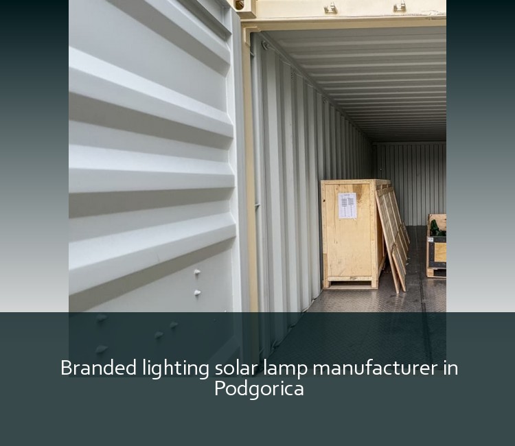 Branded lighting solar lamp manufacturer in Podgorica