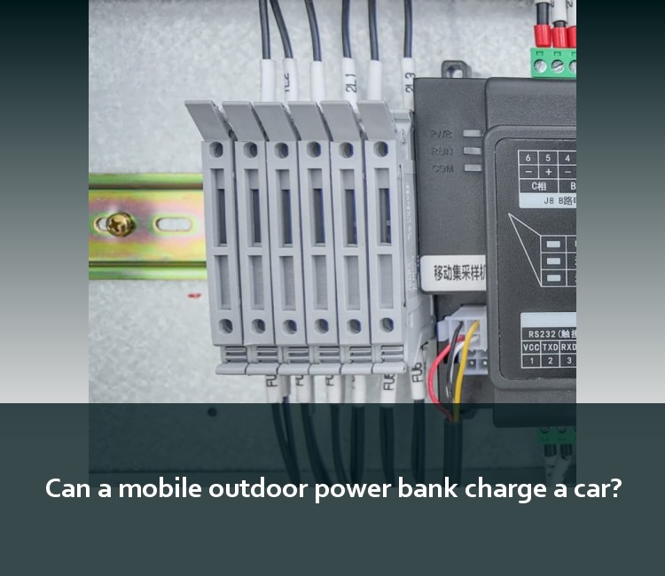 Can a mobile outdoor power bank charge a car?