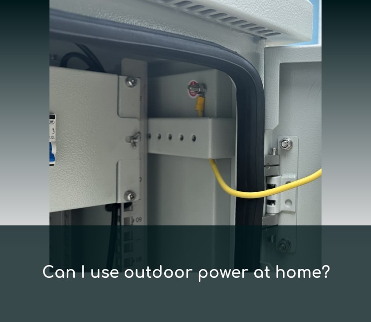Can I use outdoor power at home?