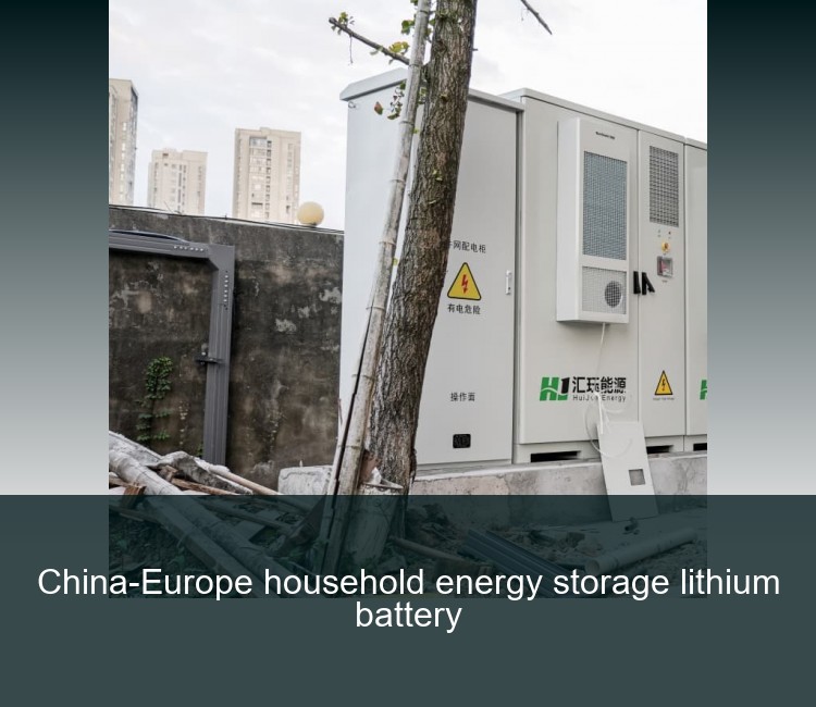 China-Europe household energy storage lithium battery