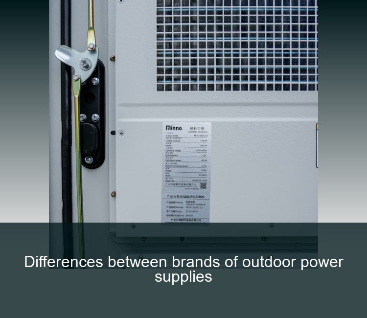 Differences between brands of outdoor power supplies