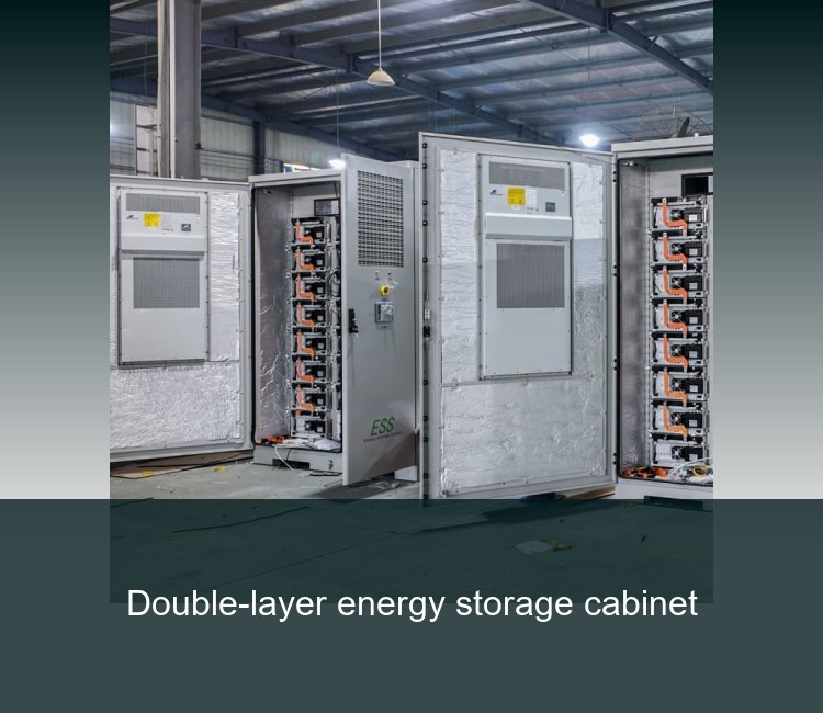 Double-layer energy storage cabinet