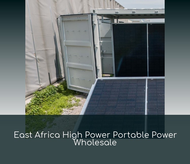 East Africa High Power Portable Power Wholesale