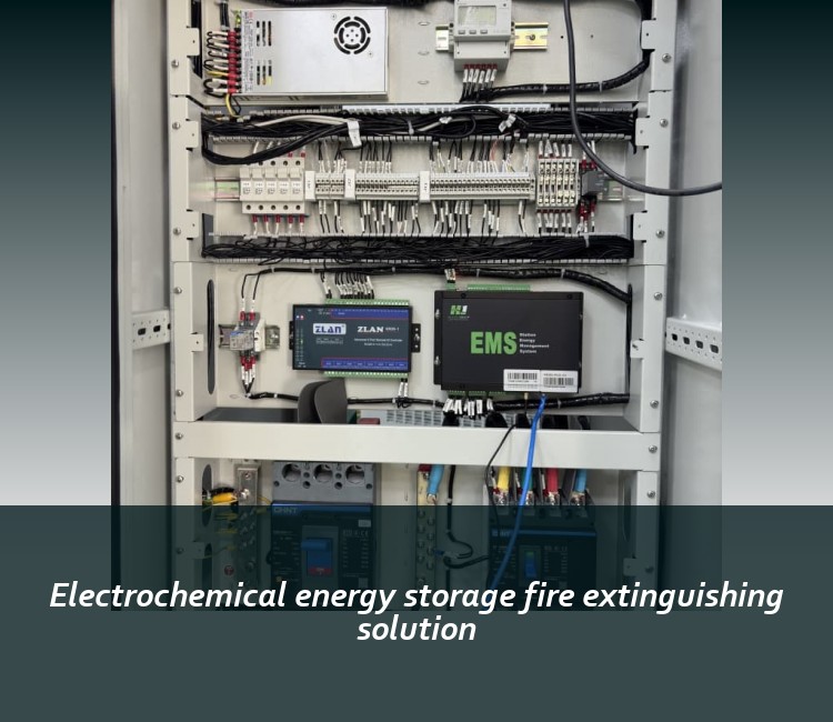 Electrochemical energy storage fire extinguishing solution