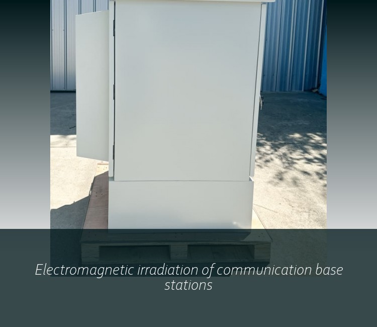 Electromagnetic irradiation of communication base stations