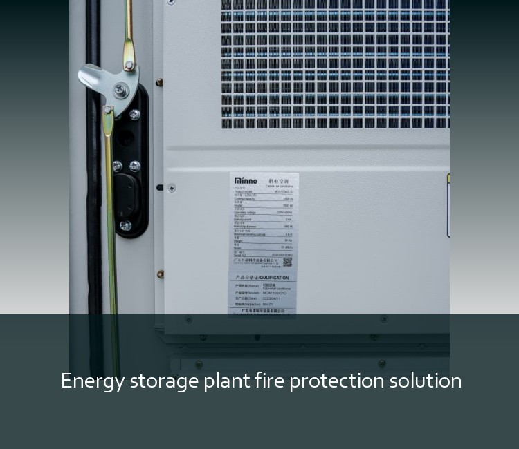 Energy storage plant fire protection solution