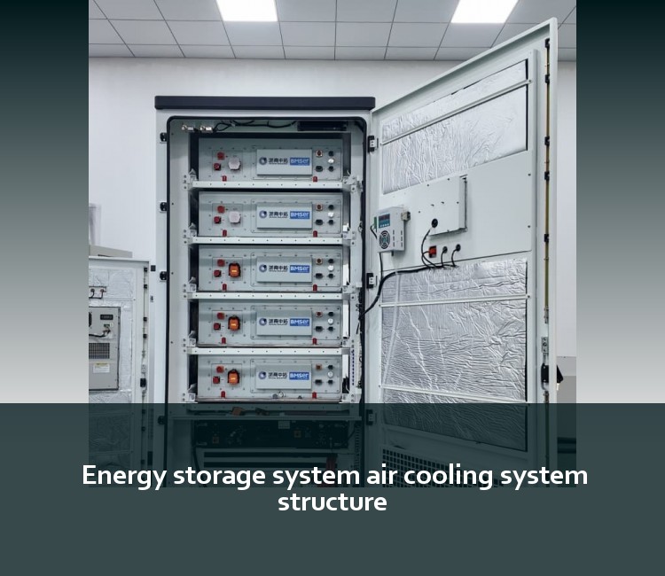 Energy storage system air cooling system structure