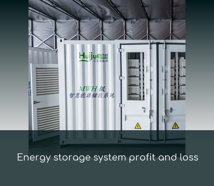 Energy storage system profit and loss