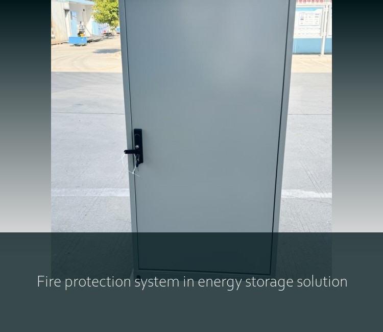Fire protection system in energy storage solution