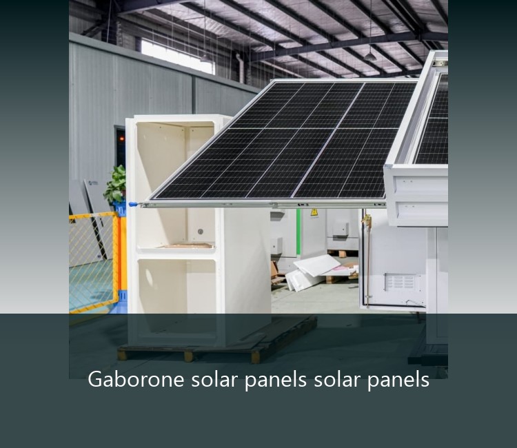 Gaborone solar panels solar panels