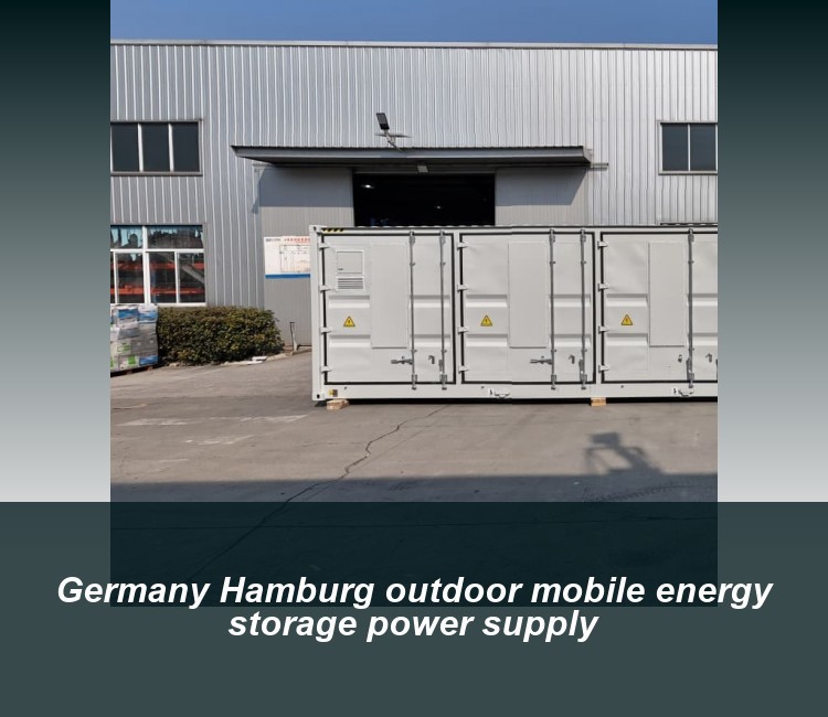 Germany Hamburg outdoor mobile energy storage power supply