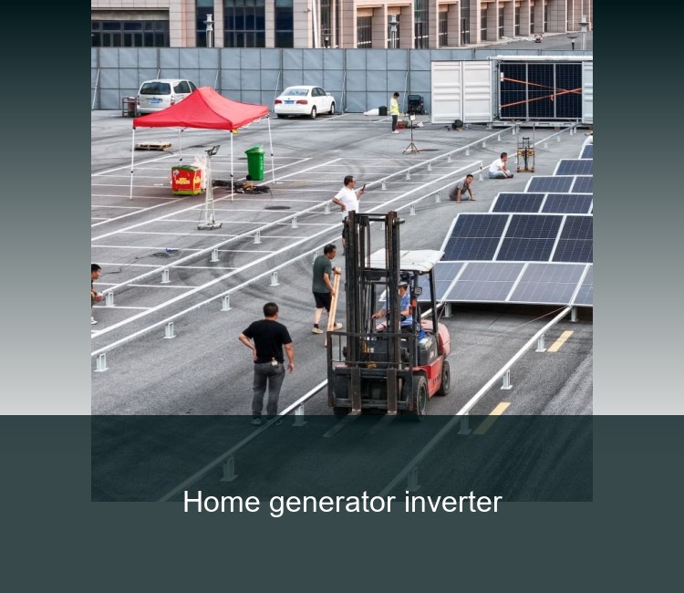 Home generator inverter