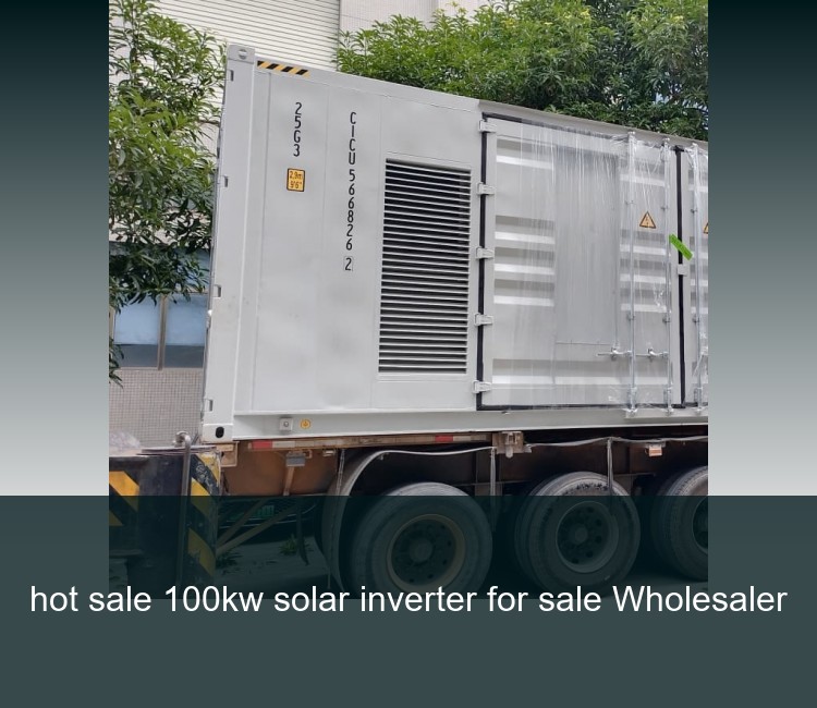 hot sale 100kw solar inverter for sale Wholesaler
