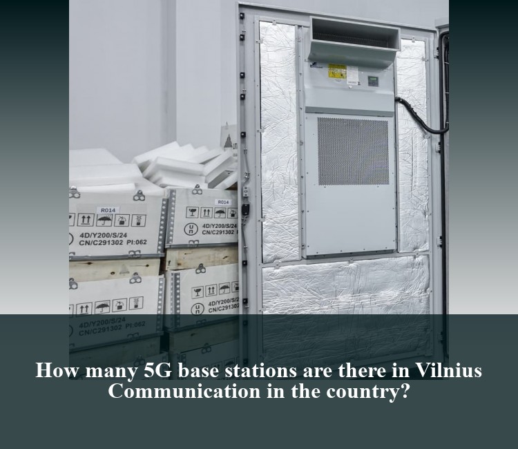 How many 5G base stations are there in Vilnius Communication in the country?