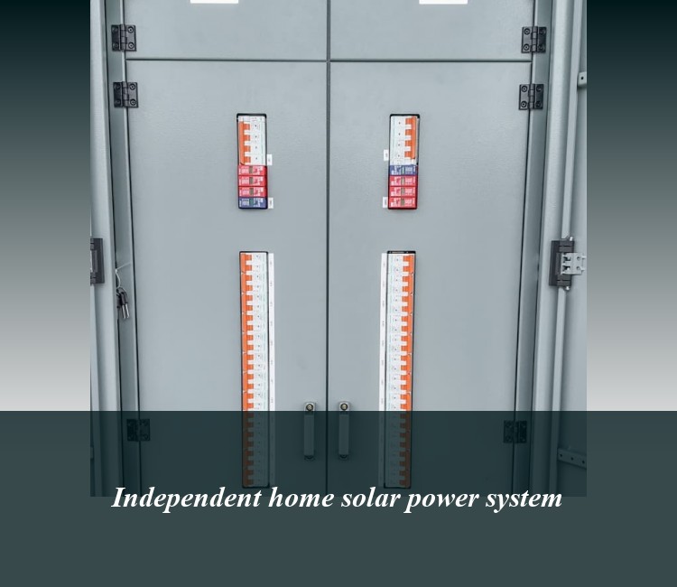 Independent home solar power system