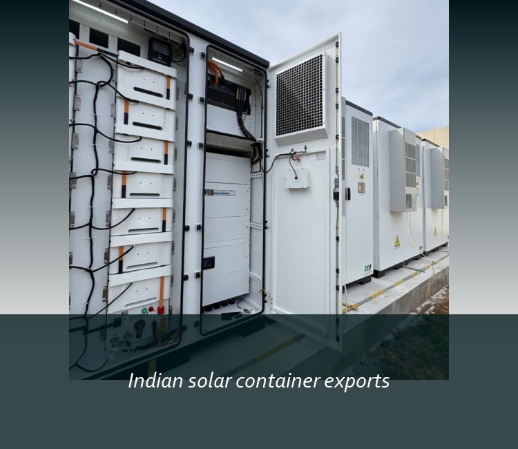 Indian solar container exports