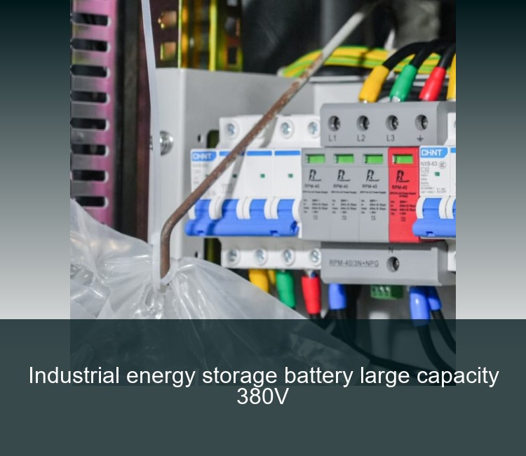Industrial energy storage battery large capacity 380V