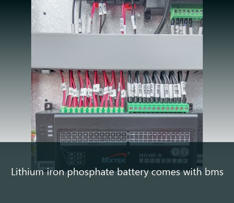 Lithium iron phosphate battery comes with bms