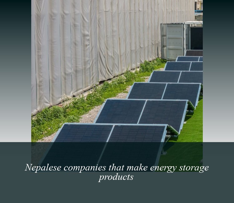Nepalese companies that make energy storage products