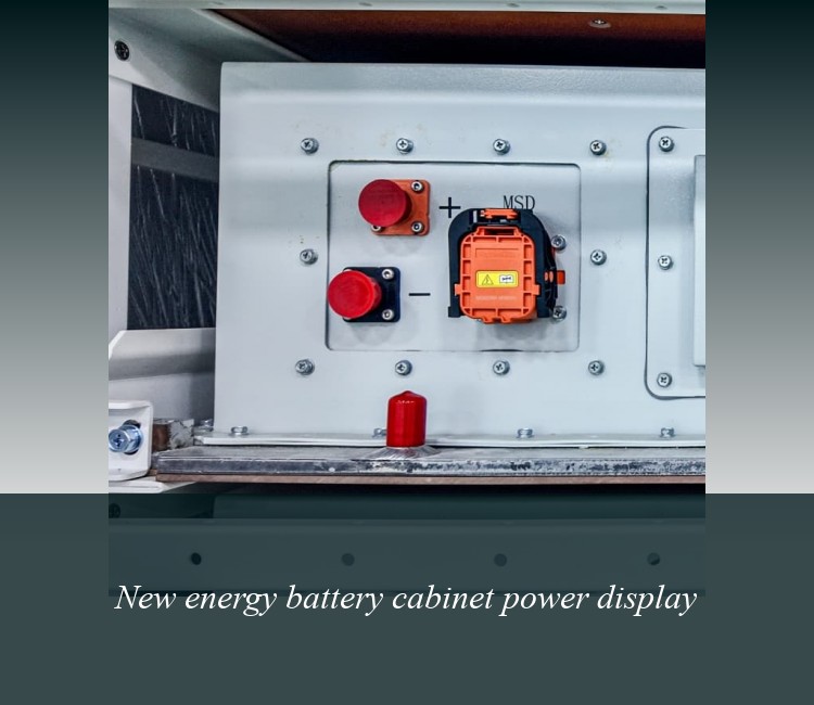 New energy battery cabinet power display