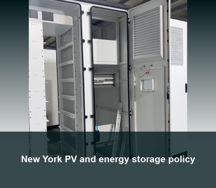New York PV and energy storage policy