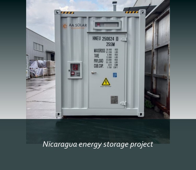 Nicaragua energy storage project