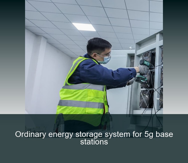 Ordinary energy storage system for 5g base stations