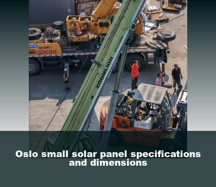 Oslo small solar panel specifications and dimensions