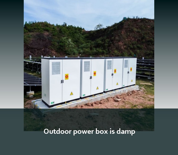 Outdoor power box is damp