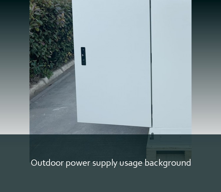 Outdoor power supply usage background