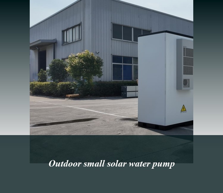 Outdoor small solar water pump