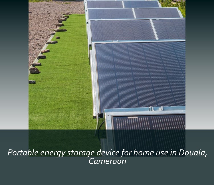 Portable energy storage device for home use in Douala, Cameroon