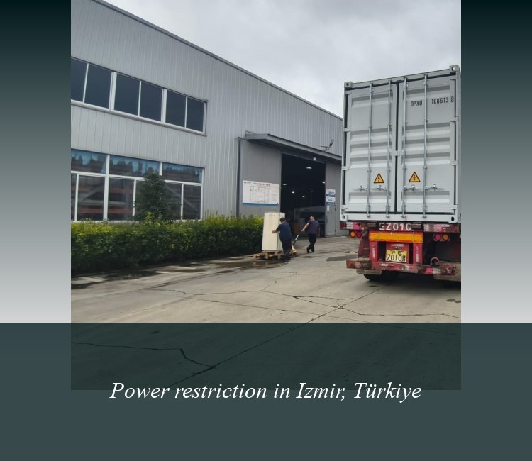 Power restriction in Izmir, Türkiye