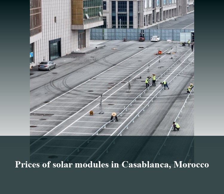 Prices of solar modules in Casablanca, Morocco