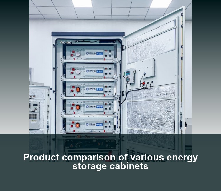 Product comparison of various energy storage cabinets