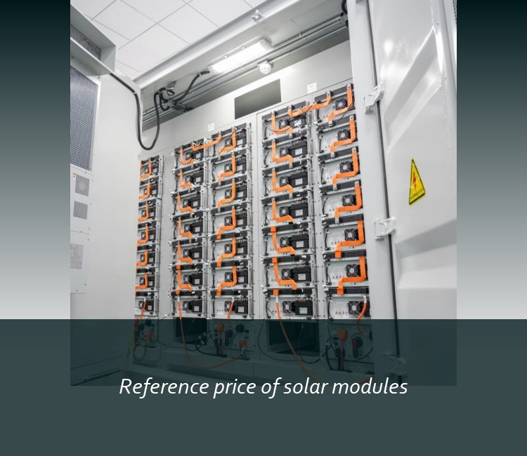 Reference price of solar modules