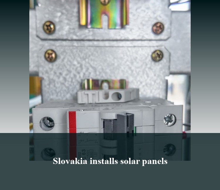 Slovakia installs solar panels