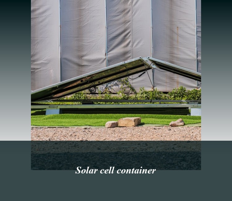 Solar cell container