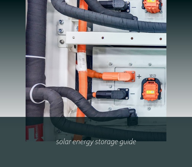 solar energy storage guide