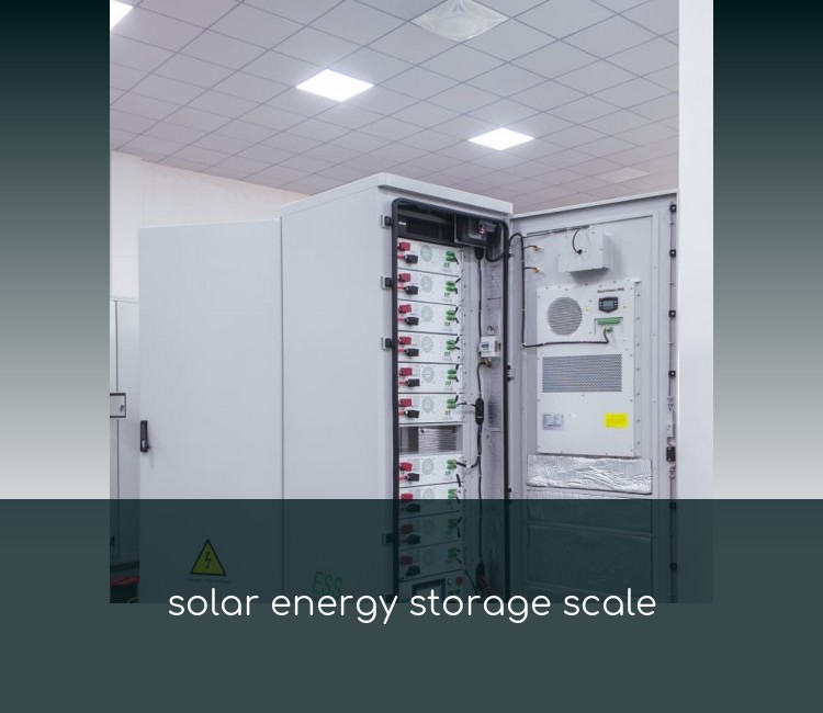 solar energy storage scale