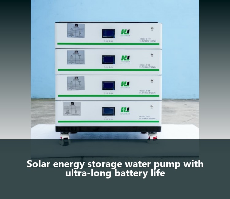 Solar energy storage water pump with ultra-long battery life