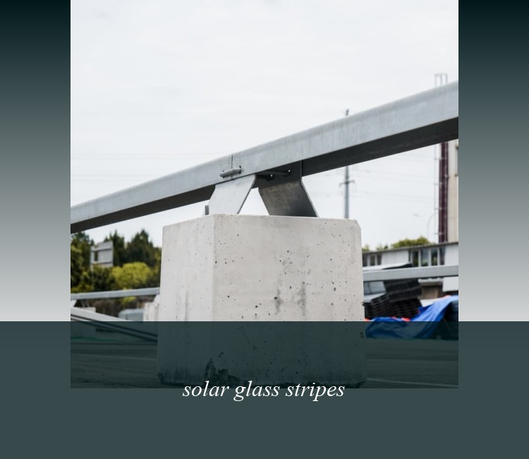 solar glass stripes